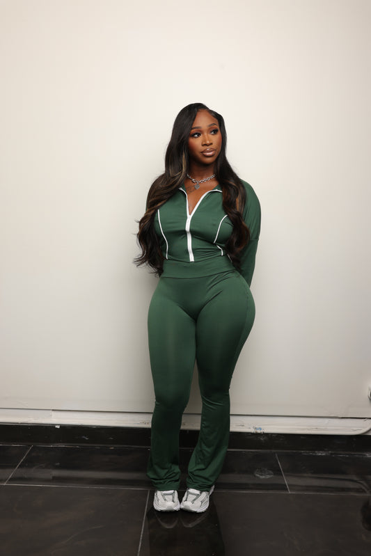 Fall girl 2 Piece Set - Green